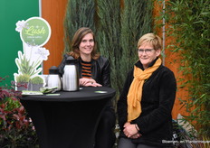 Kiona en Jose van den Broek van Lush wilden graag, de kwekers en handelaren die de beurs bezochten, hun uitgangsmateriaal maar ook hun eigen bomen laten zien.